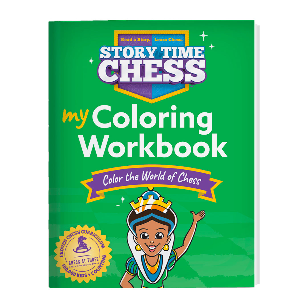 Chess Coloring Workbook